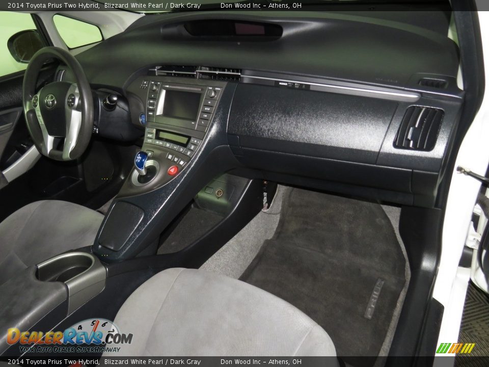 2014 Toyota Prius Two Hybrid Blizzard White Pearl / Dark Gray Photo #27