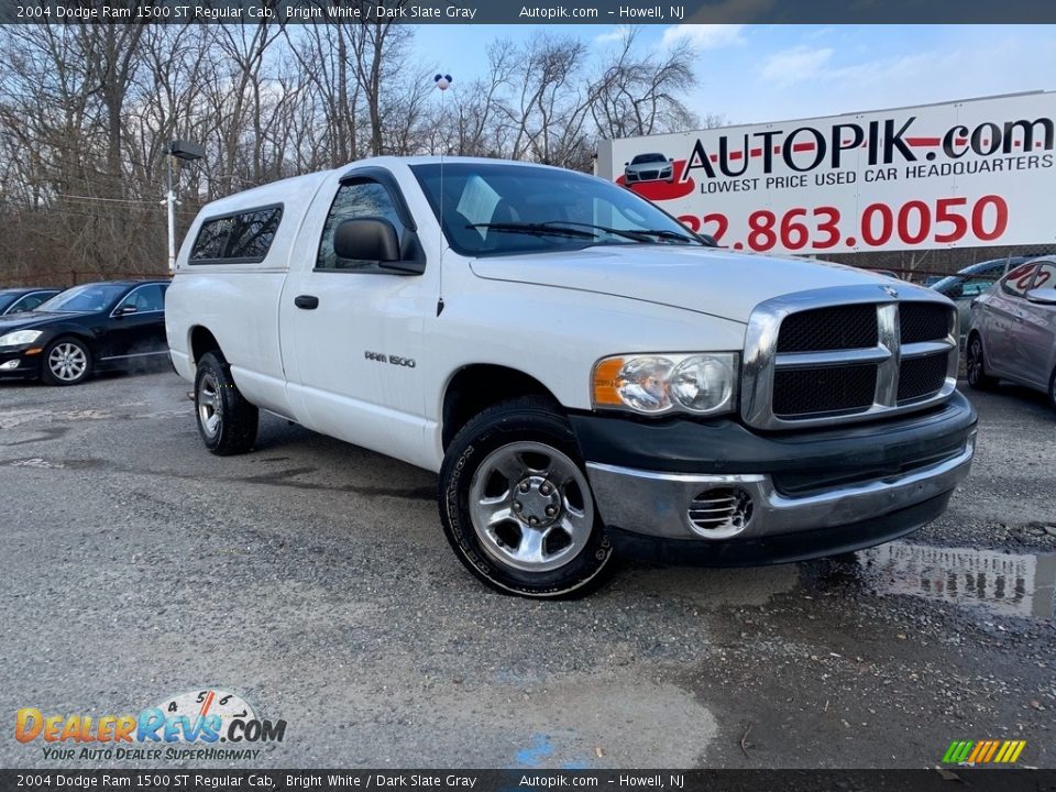 2004 Dodge Ram 1500 ST Regular Cab Bright White / Dark Slate Gray Photo #1