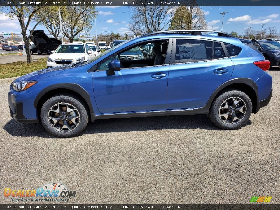 2020 Subaru Crosstrek 2.0 Premium Quartz Blue Pearl / Gray Photo #4