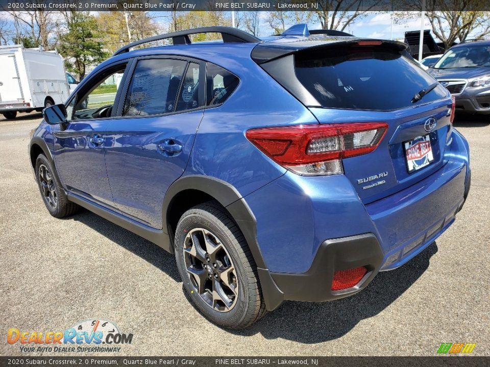 2020 Subaru Crosstrek 2.0 Premium Quartz Blue Pearl / Gray Photo #6
