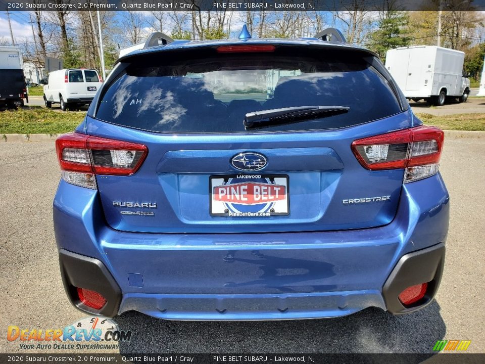 2020 Subaru Crosstrek 2.0 Premium Quartz Blue Pearl / Gray Photo #7