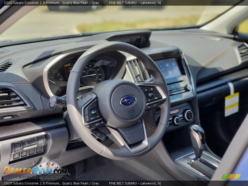 2020 Subaru Crosstrek 2.0 Premium Quartz Blue Pearl / Gray Photo #10