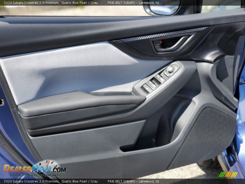 2020 Subaru Crosstrek 2.0 Premium Quartz Blue Pearl / Gray Photo #12