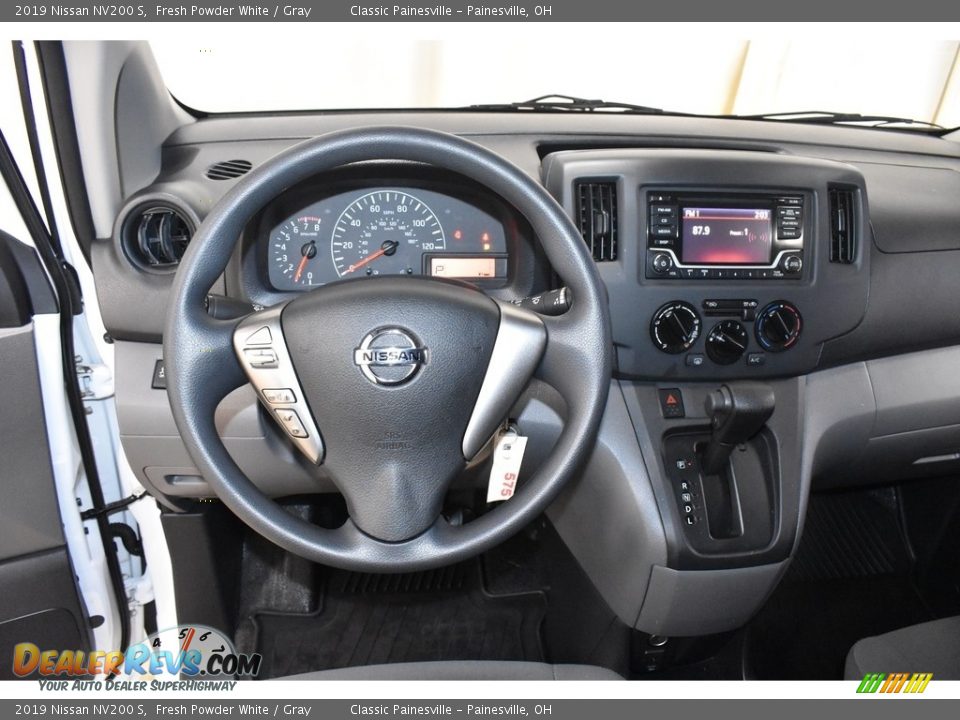 2019 Nissan NV200 S Fresh Powder White / Gray Photo #12