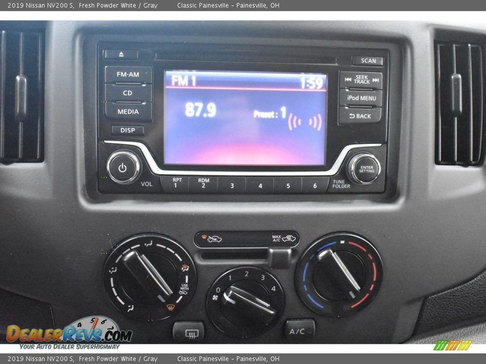 2019 Nissan NV200 S Fresh Powder White / Gray Photo #13