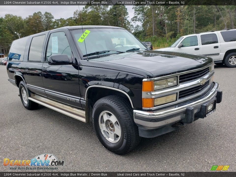 1994 Chevrolet Suburban K1500 4x4 Indigo Blue Metallic / Denim Blue Photo #2