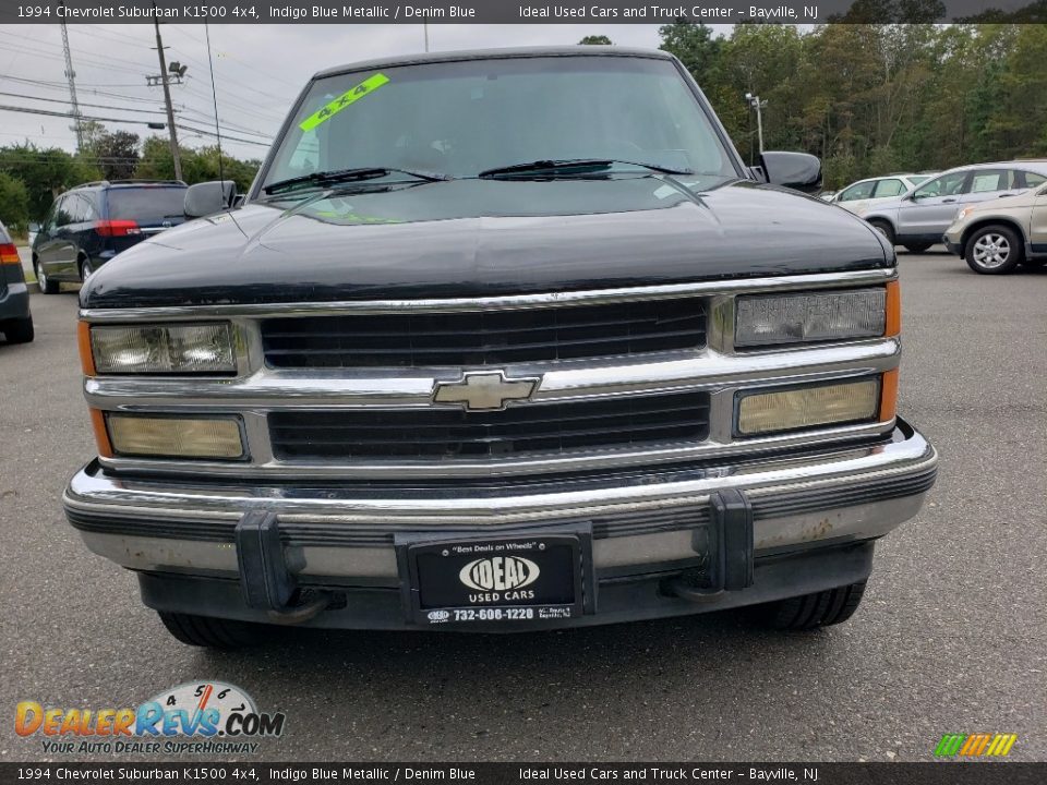 1994 Chevrolet Suburban K1500 4x4 Indigo Blue Metallic / Denim Blue Photo #3