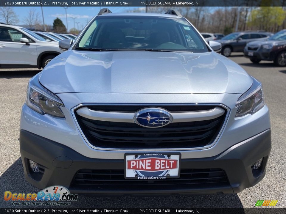 2020 Subaru Outback 2.5i Premium Ice Silver Metallic / Titanium Gray Photo #3