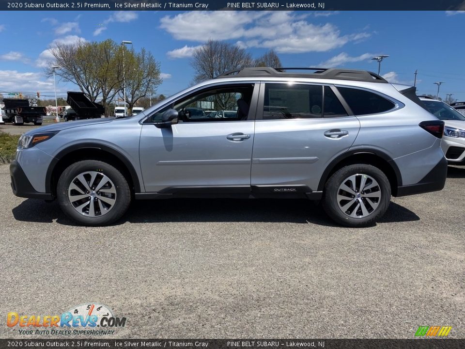 2020 Subaru Outback 2.5i Premium Ice Silver Metallic / Titanium Gray Photo #4