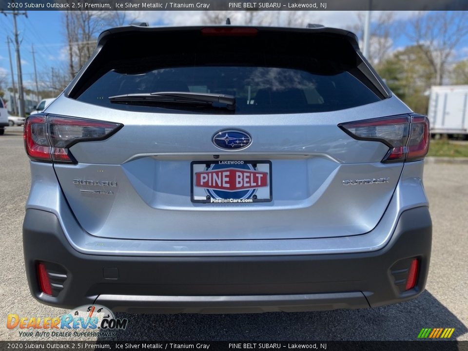 2020 Subaru Outback 2.5i Premium Ice Silver Metallic / Titanium Gray Photo #6