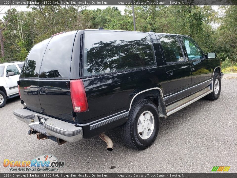 1994 Chevrolet Suburban K1500 4x4 Indigo Blue Metallic / Denim Blue Photo #7