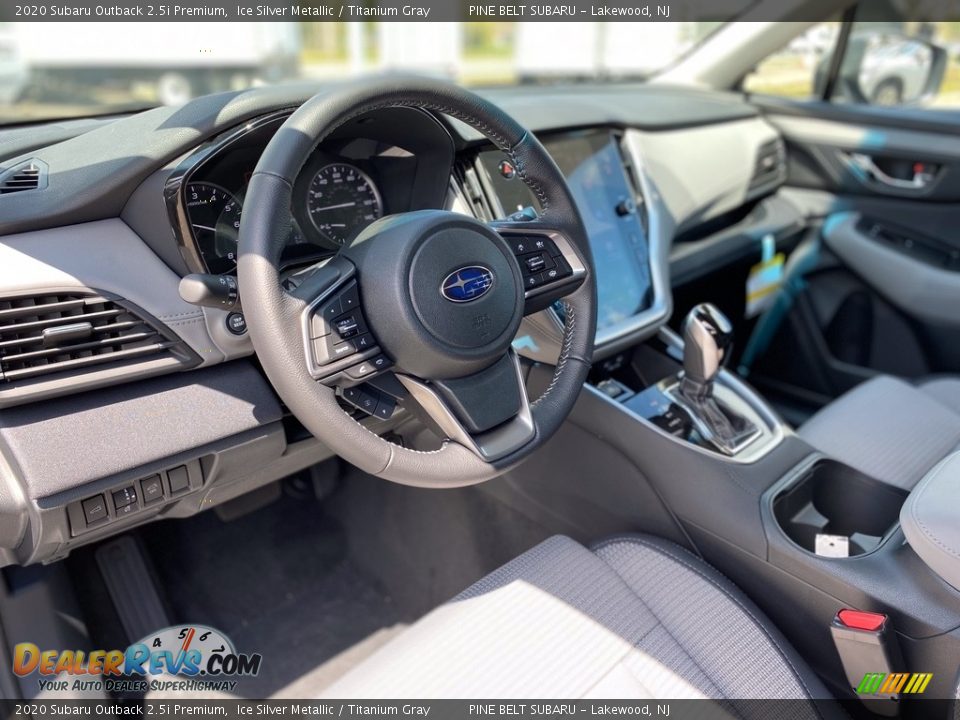 2020 Subaru Outback 2.5i Premium Ice Silver Metallic / Titanium Gray Photo #10