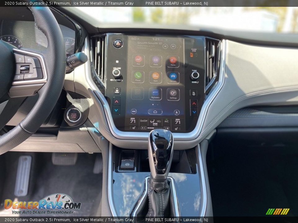 2020 Subaru Outback 2.5i Premium Ice Silver Metallic / Titanium Gray Photo #13