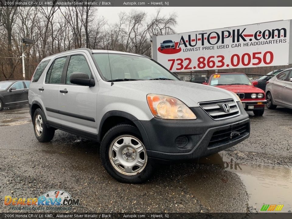 2006 Honda CR-V LX 4WD Alabaster Silver Metallic / Black Photo #1