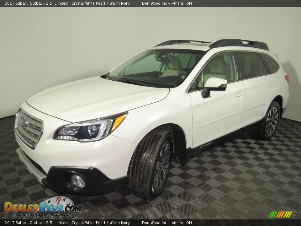 2017 Subaru Outback 2.5i Limited Crystal White Pearl / Warm Ivory Photo #7