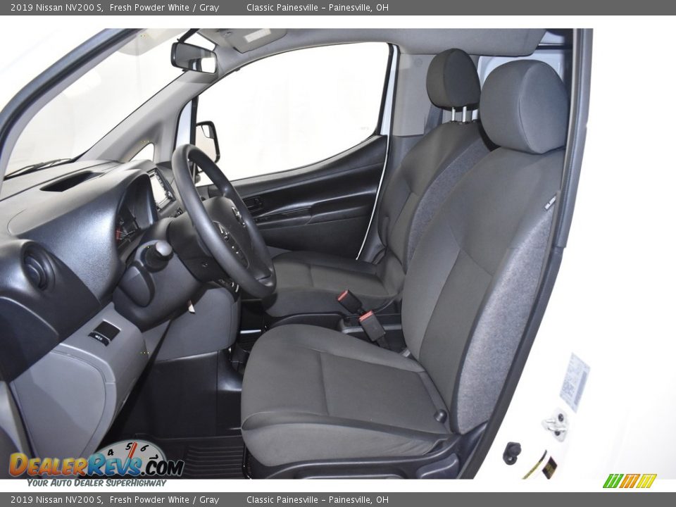 2019 Nissan NV200 S Fresh Powder White / Gray Photo #7