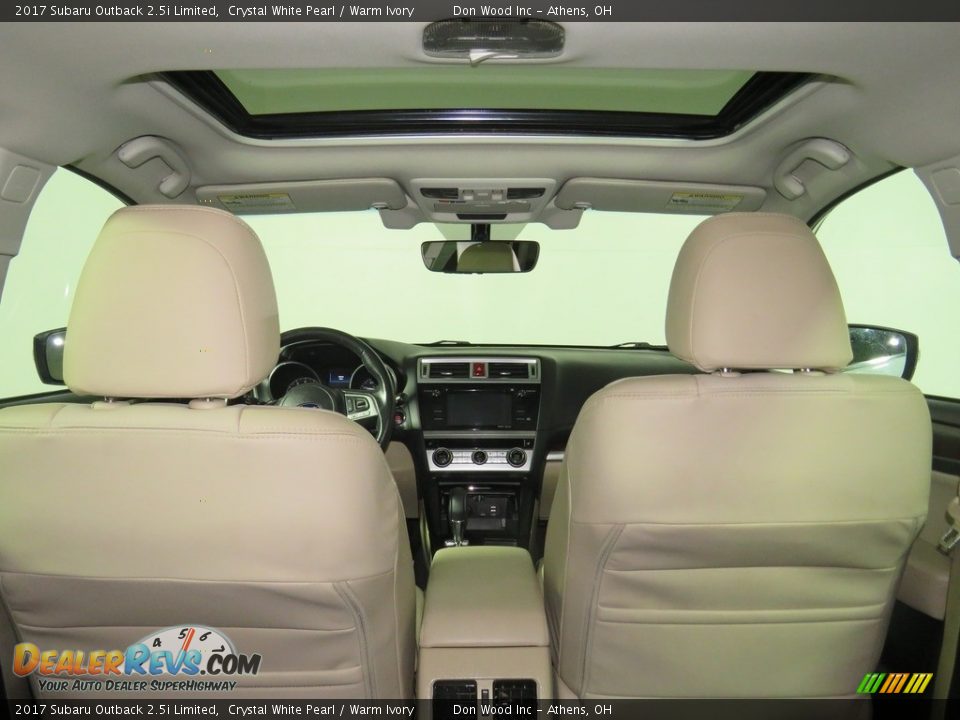 2017 Subaru Outback 2.5i Limited Crystal White Pearl / Warm Ivory Photo #14