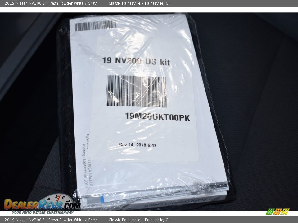 2019 Nissan NV200 S Fresh Powder White / Gray Photo #16