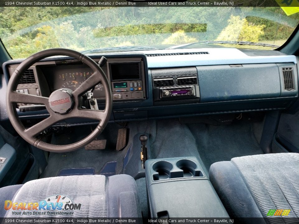 Denim Blue Interior - 1994 Chevrolet Suburban K1500 4x4 Photo #25