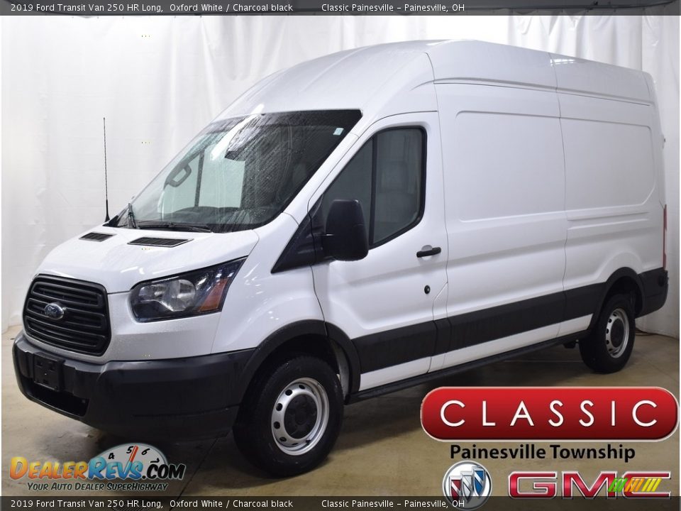 2019 Ford Transit Van 250 HR Long Oxford White / Charcoal black Photo #1