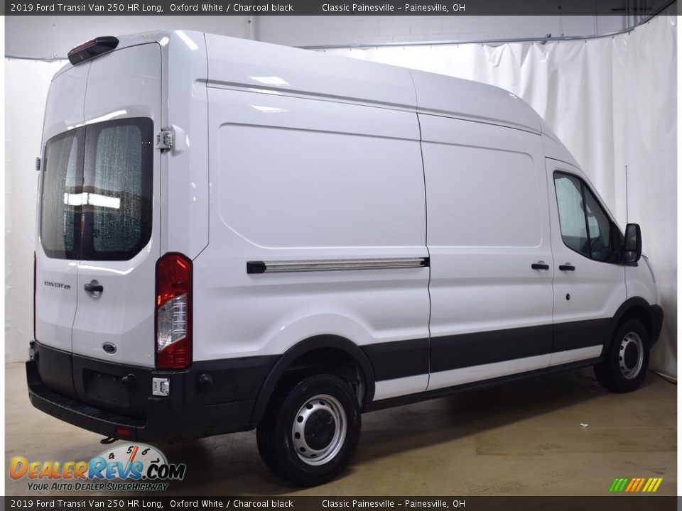 2019 Ford Transit Van 250 HR Long Oxford White / Charcoal black Photo #2