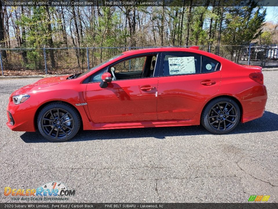 Pure Red 2020 Subaru WRX Limited Photo #4