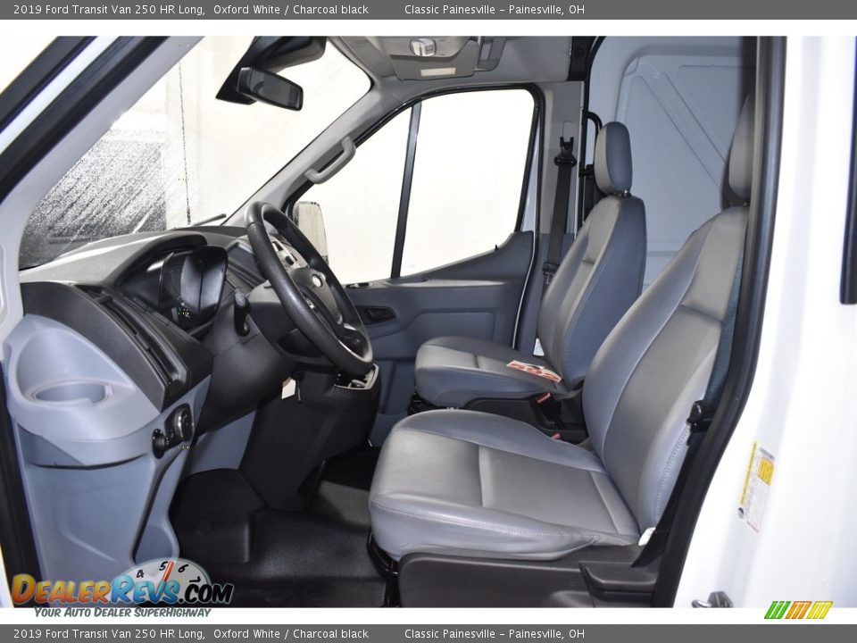 2019 Ford Transit Van 250 HR Long Oxford White / Charcoal black Photo #9