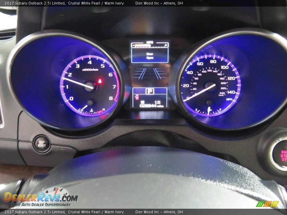 2017 Subaru Outback 2.5i Limited Crystal White Pearl / Warm Ivory Photo #29