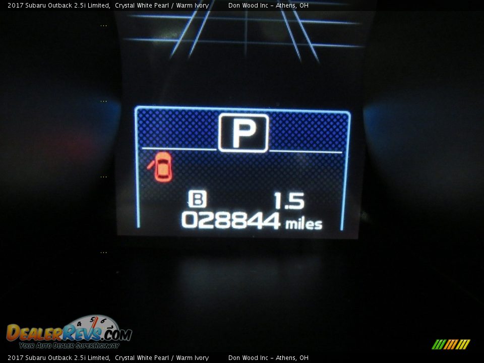 2017 Subaru Outback 2.5i Limited Crystal White Pearl / Warm Ivory Photo #30