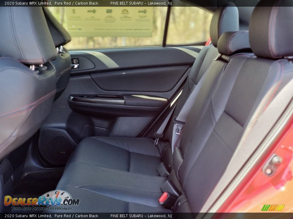Rear Seat of 2020 Subaru WRX Limited Photo #9