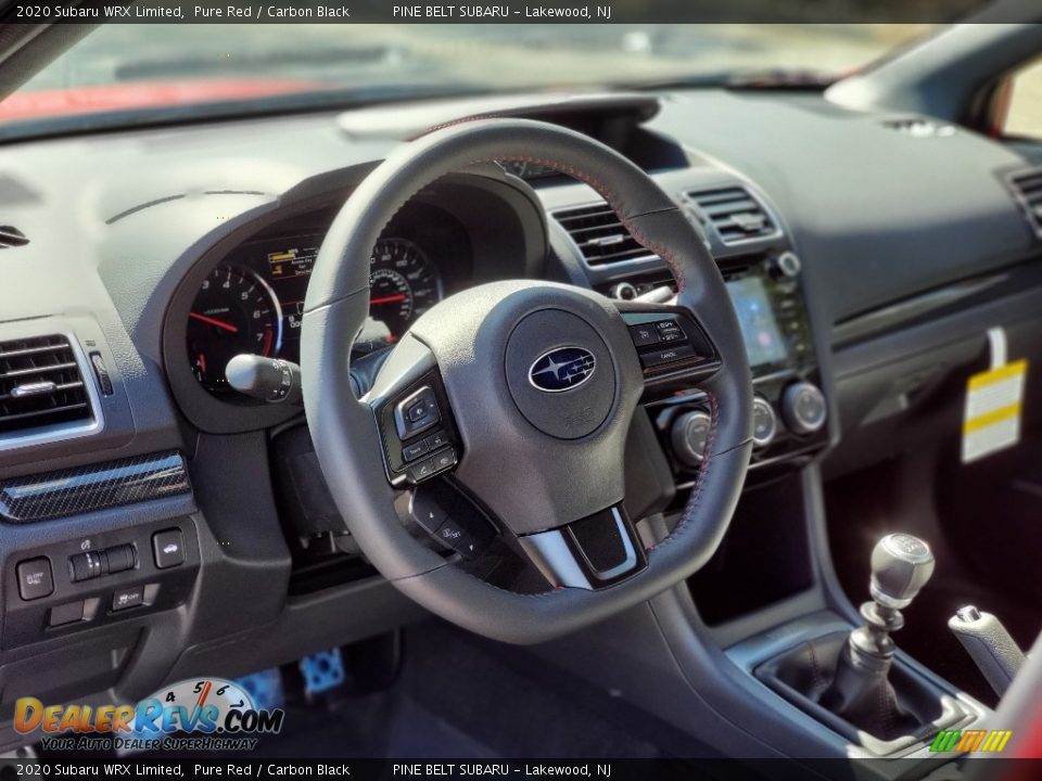 2020 Subaru WRX Limited Pure Red / Carbon Black Photo #10