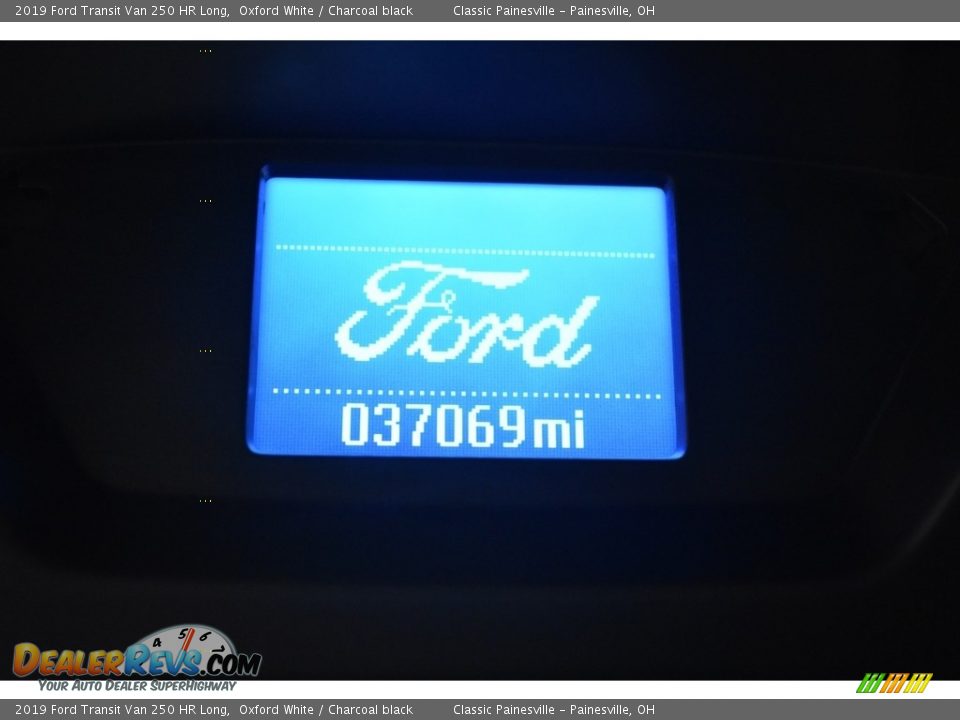 2019 Ford Transit Van 250 HR Long Oxford White / Charcoal black Photo #15