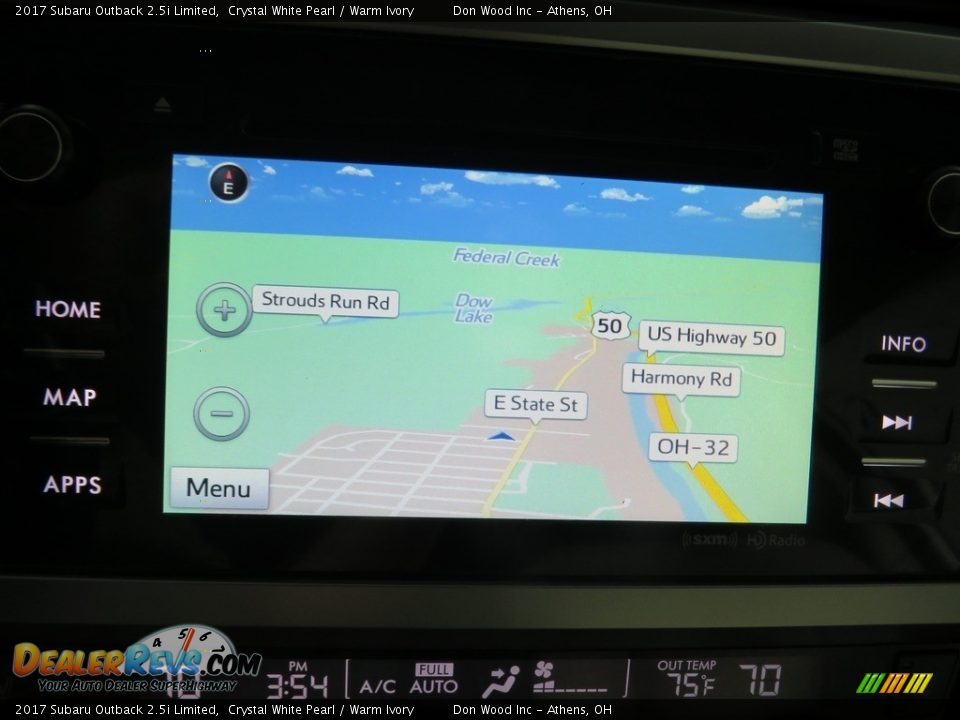 2017 Subaru Outback 2.5i Limited Crystal White Pearl / Warm Ivory Photo #33