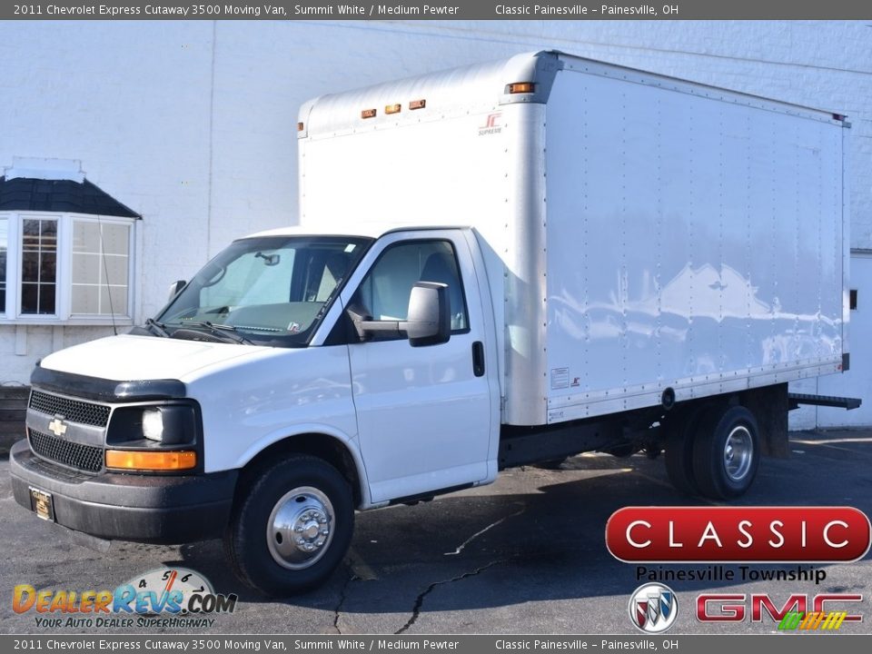 2011 Chevrolet Express Cutaway 3500 Moving Van Summit White / Medium Pewter Photo #1