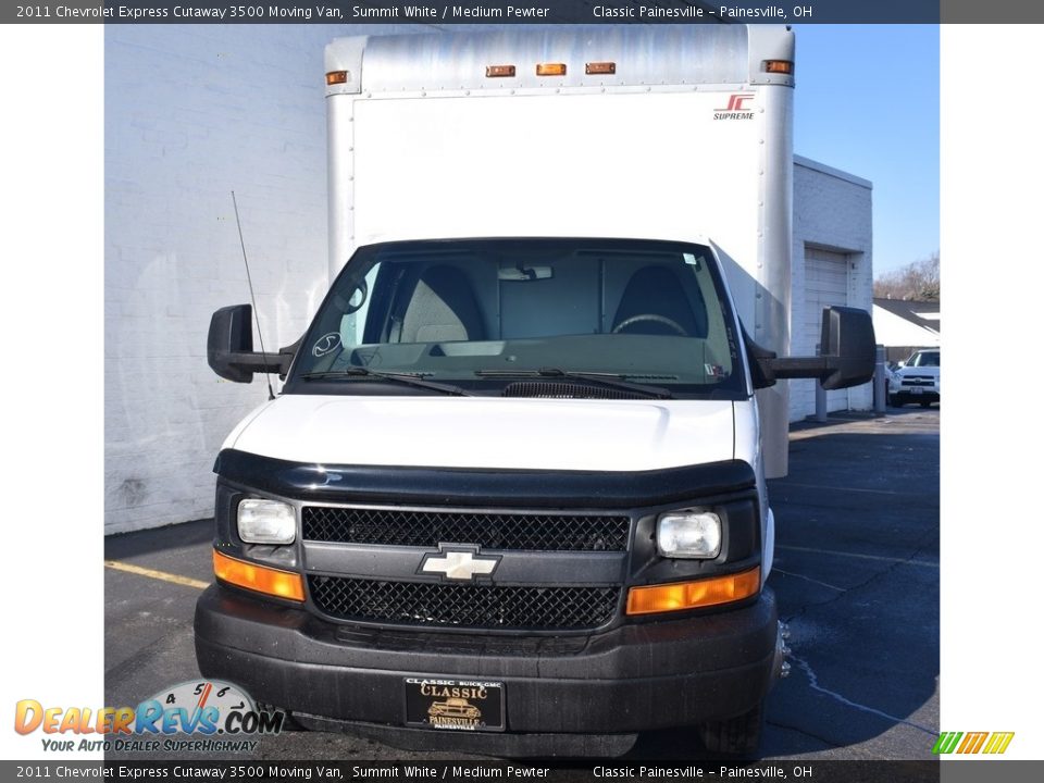 2011 Chevrolet Express Cutaway 3500 Moving Van Summit White / Medium Pewter Photo #4