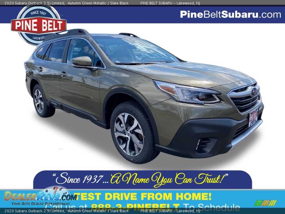 2020 Subaru Outback 2.5i Limited Autumn Green Metallic / Slate Black Photo #1