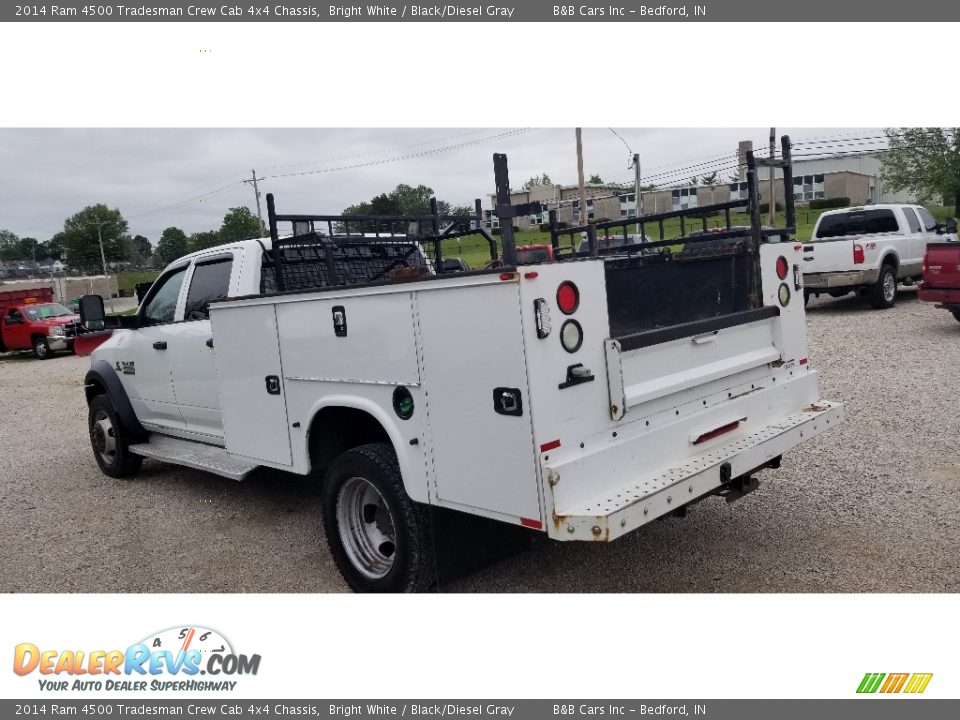 2014 Ram 4500 Tradesman Crew Cab 4x4 Chassis Bright White / Black/Diesel Gray Photo #31