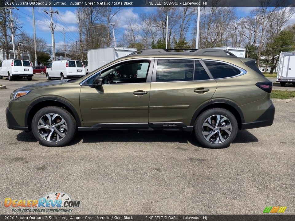 2020 Subaru Outback 2.5i Limited Autumn Green Metallic / Slate Black Photo #4