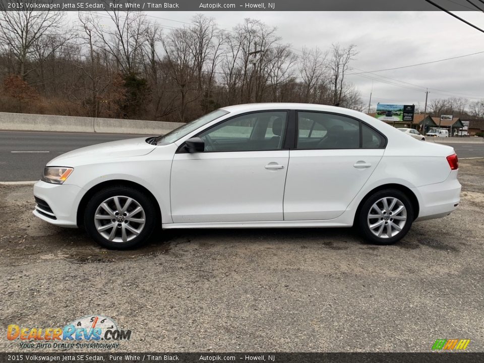 Pure White 2015 Volkswagen Jetta SE Sedan Photo #6