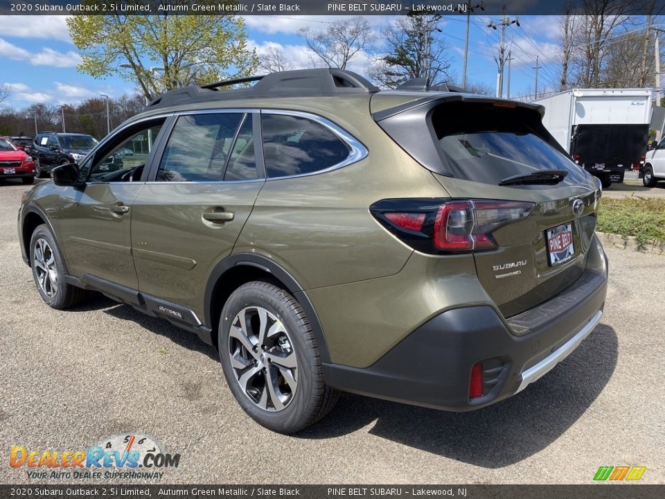 2020 Subaru Outback 2.5i Limited Autumn Green Metallic / Slate Black Photo #5