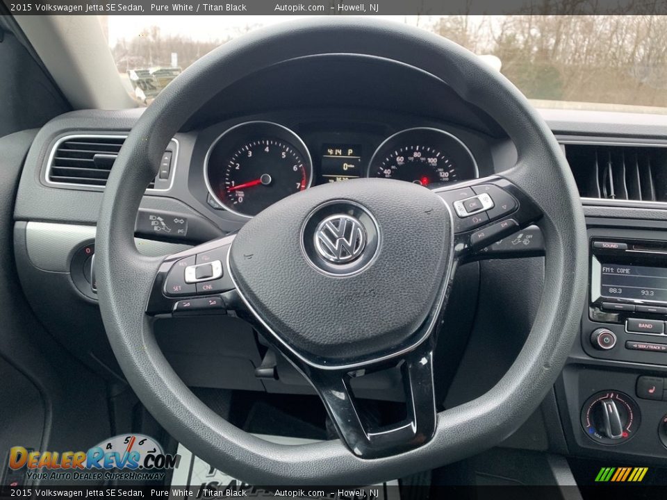 2015 Volkswagen Jetta SE Sedan Steering Wheel Photo #19
