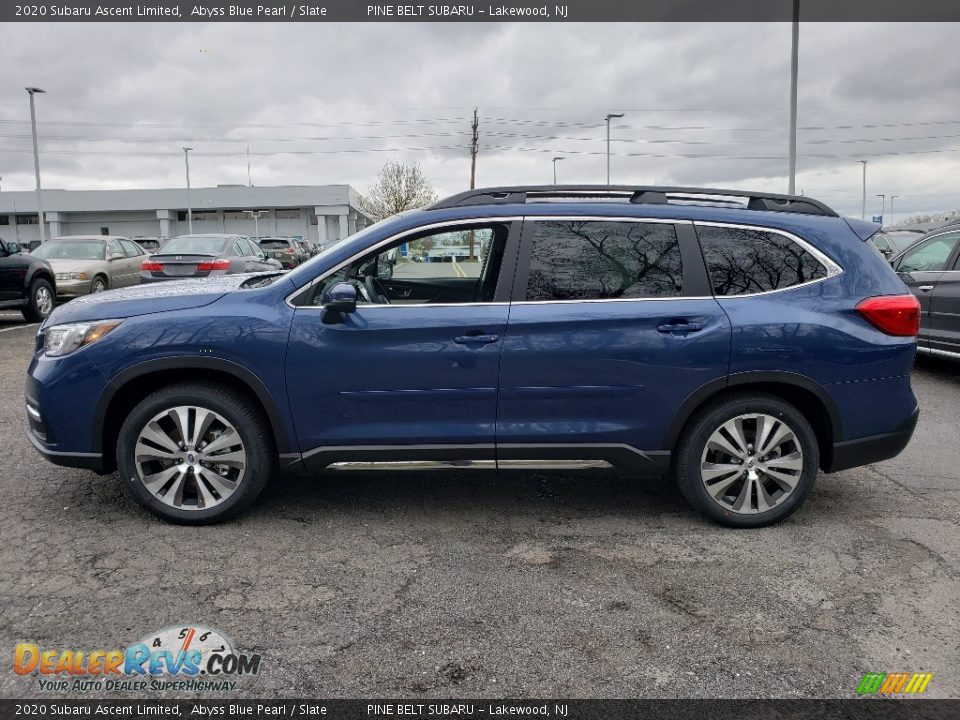 2020 Subaru Ascent Limited Abyss Blue Pearl / Slate Photo #4