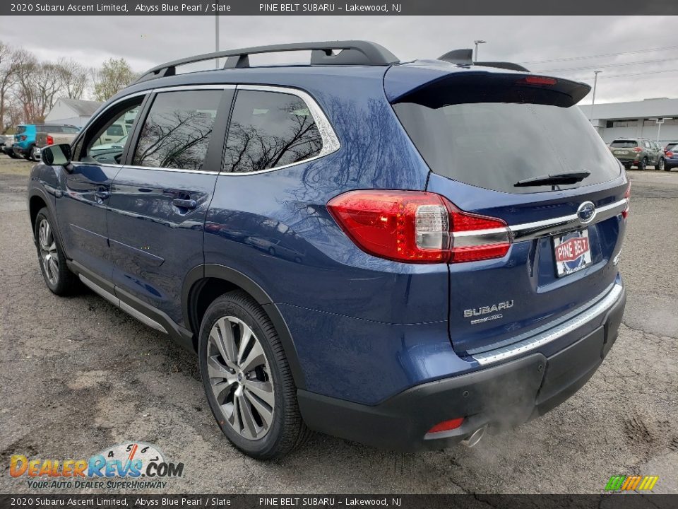 2020 Subaru Ascent Limited Abyss Blue Pearl / Slate Photo #6