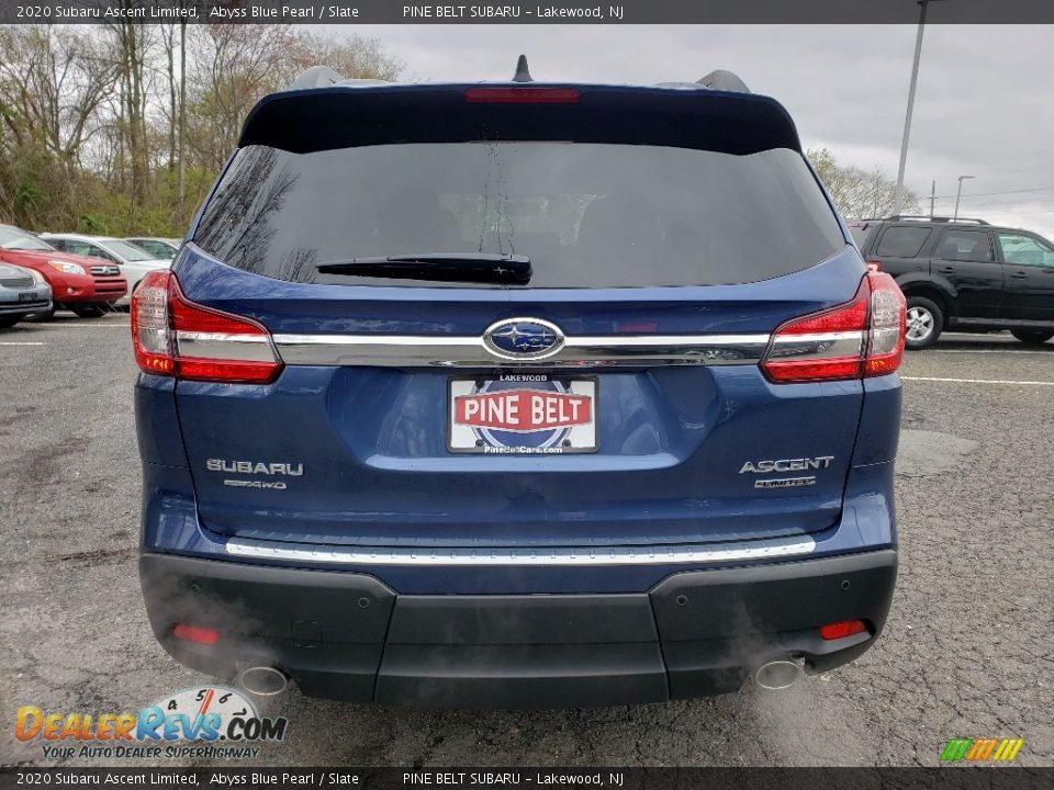 2020 Subaru Ascent Limited Abyss Blue Pearl / Slate Photo #7