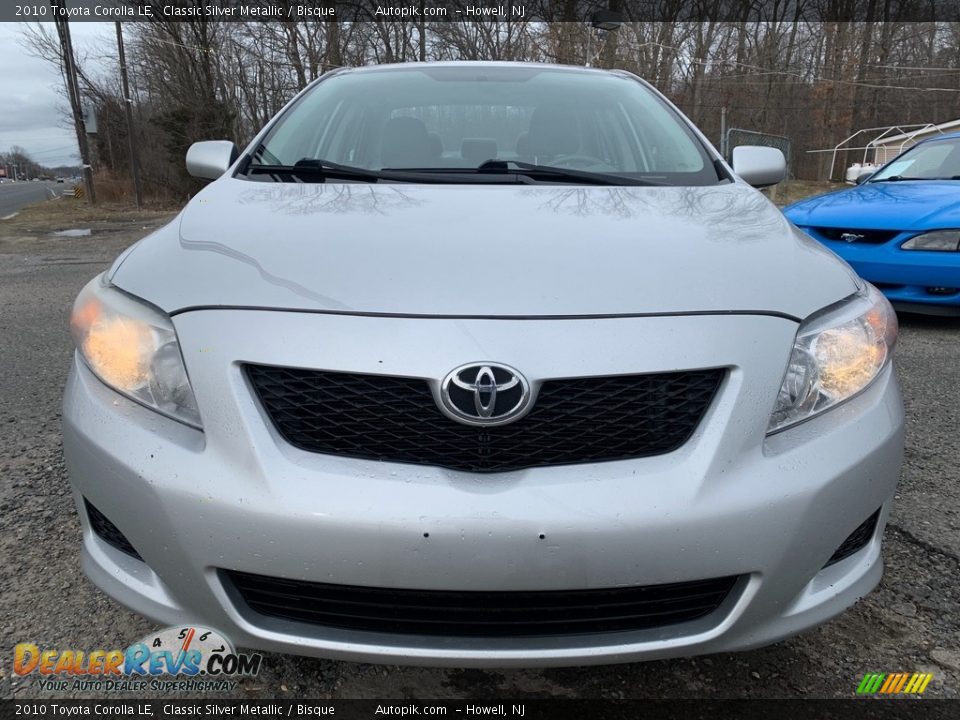 2010 Toyota Corolla LE Classic Silver Metallic / Bisque Photo #7