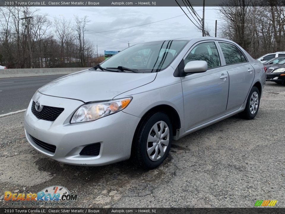 2010 Toyota Corolla LE Classic Silver Metallic / Bisque Photo #8