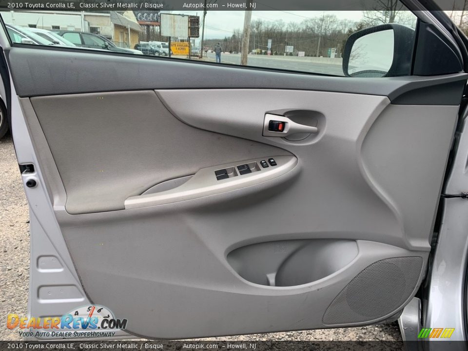 2010 Toyota Corolla LE Classic Silver Metallic / Bisque Photo #9