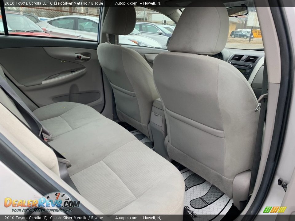 2010 Toyota Corolla LE Classic Silver Metallic / Bisque Photo #12