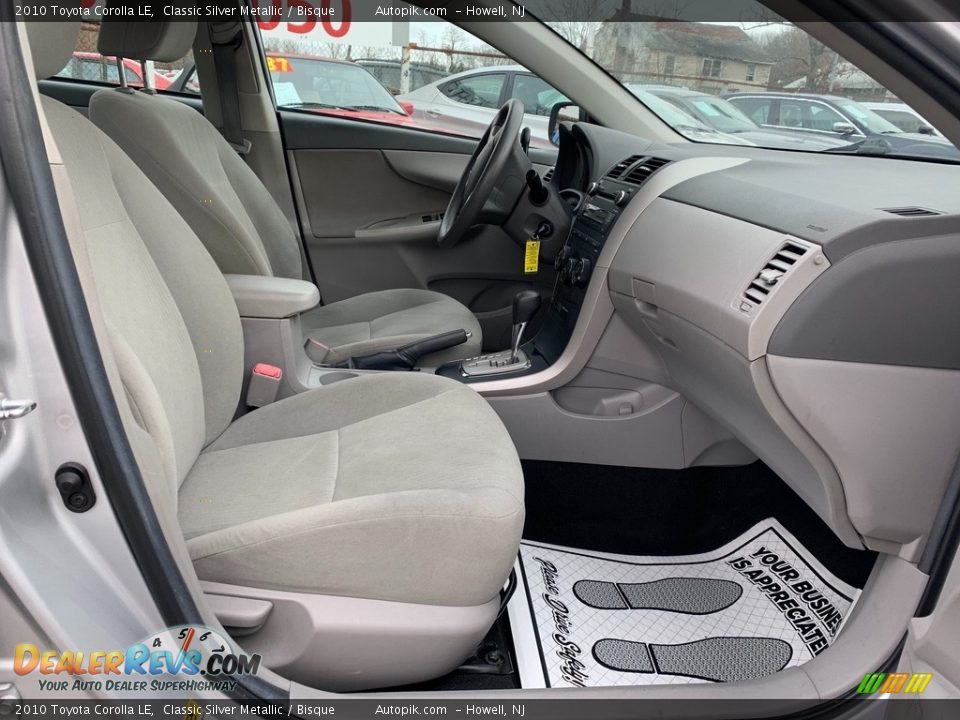 2010 Toyota Corolla LE Classic Silver Metallic / Bisque Photo #13