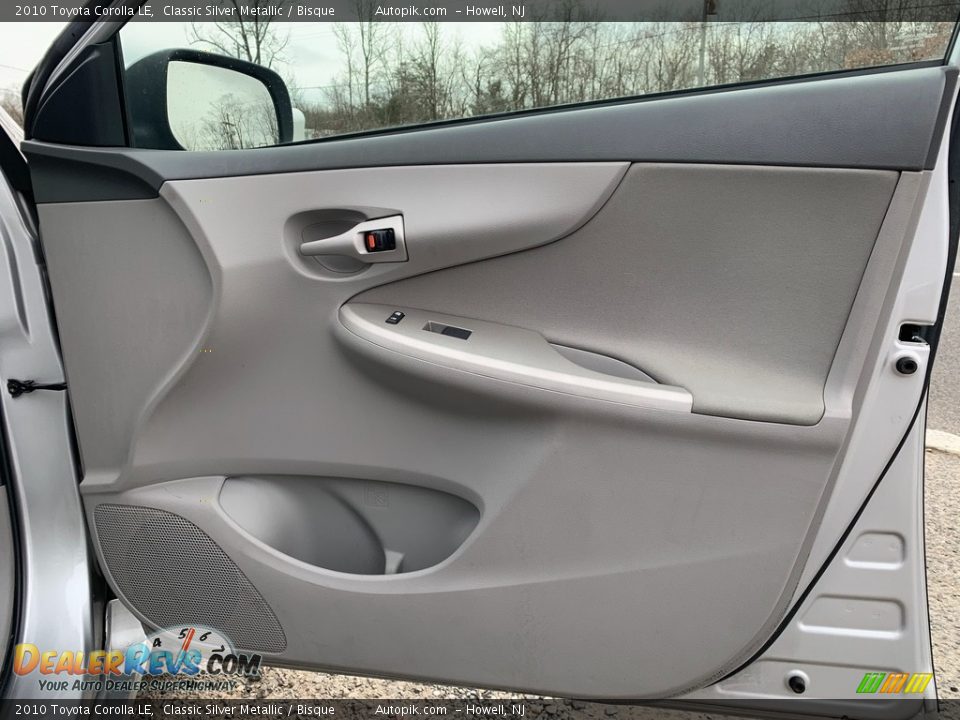 2010 Toyota Corolla LE Classic Silver Metallic / Bisque Photo #14